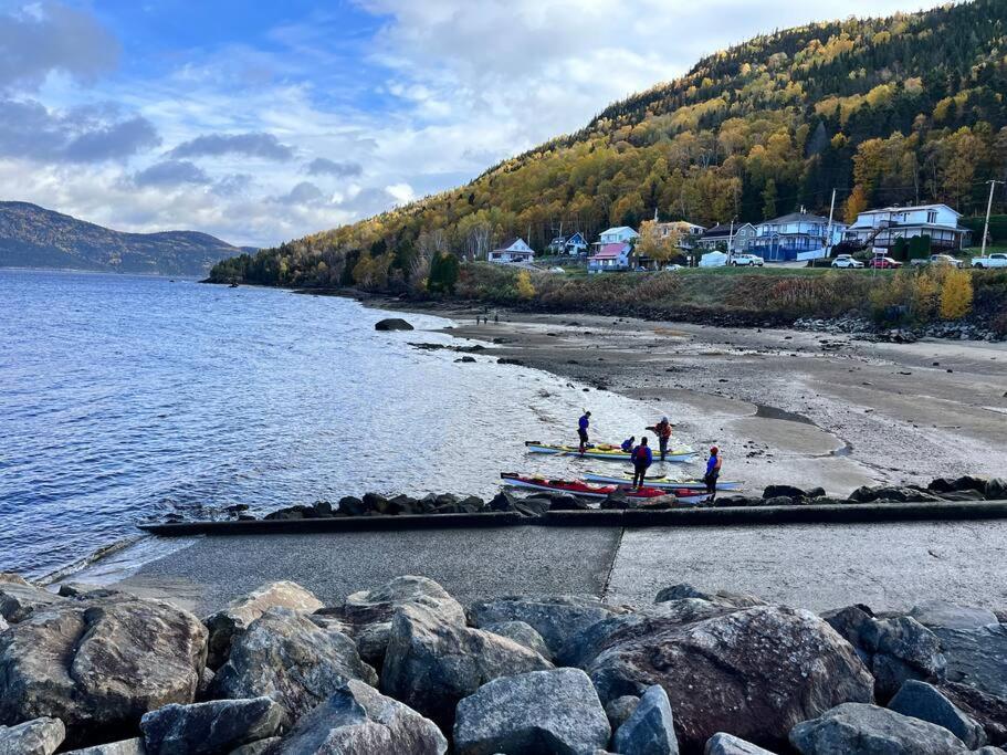 Appartement Mont Edouard, Hebergement Paisible A La Montagne LʼAnse-Saint-Jean Екстериор снимка