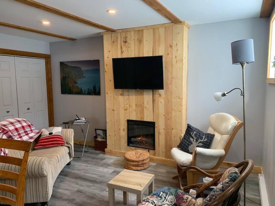 Appartement Mont Edouard, Hebergement Paisible A La Montagne LʼAnse-Saint-Jean Екстериор снимка