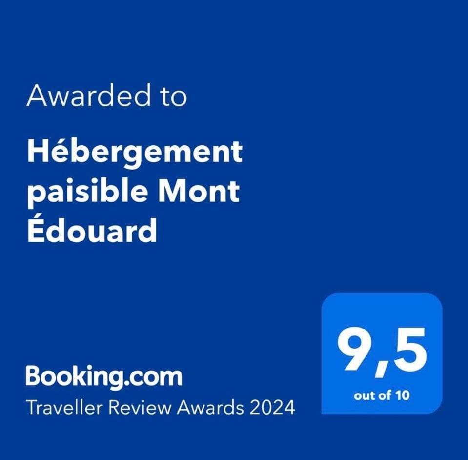 Appartement Mont Edouard, Hebergement Paisible A La Montagne LʼAnse-Saint-Jean Екстериор снимка